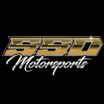 ssd motorsports brand dark logo